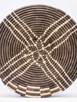 Large Cocoa Sanaa Woven Wall Plate