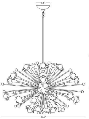 Sputnik Chandelier