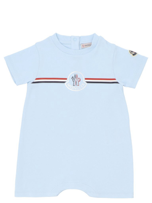 Moncler Enfant Logo Print Shorties