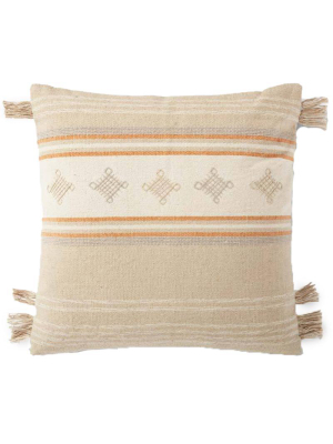 Loloi Pillow - Beige/orange