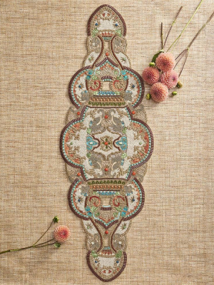 Kim Seybert Mogul Table Runner - Multi Colored