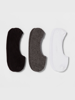 Women's 3pk Liner Socks - A New Day™ Solid One Size