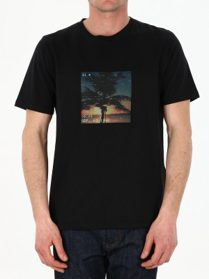 Saint Laurent Sunset Print T-shirt