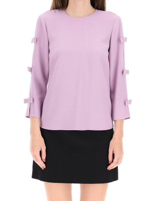 Redvalentino Bow Embellished Blouse