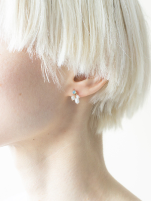 Opal And Pearl Cloudburst Earrings