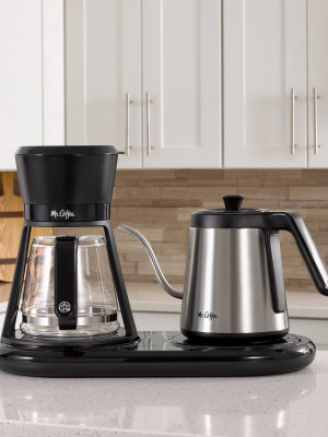 Mr. Coffee All-in-one At-home Pour Over Coffee Maker Black