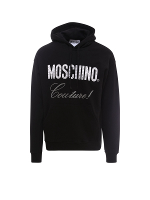 Moschino Crystal Embellished Hoodie