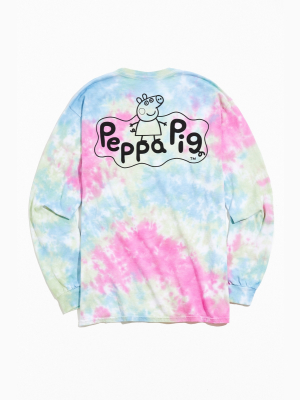 Peppa Pig Tie-dye Long Sleeve Tee