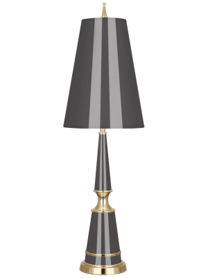 Versailles Table Lamp In Various Finishes W/ Modern Brass Accents