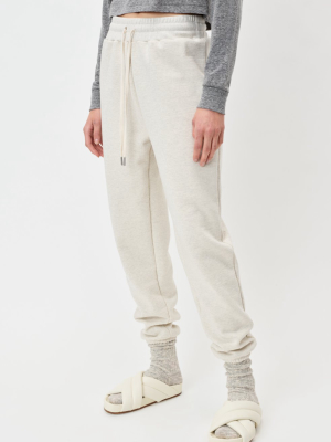 Cashmere Fleece Women’s La Sweatpants / Heather Ash