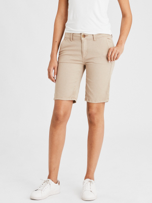 Ae Khaki Skinny Bermuda