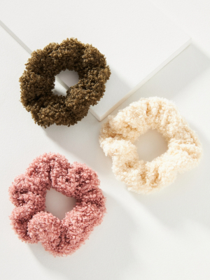 Sherpa Scrunchie Set