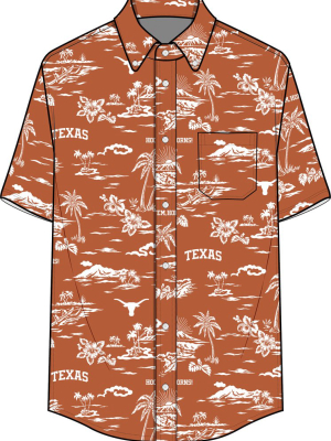 University Of Texas Kekai Performance Button Front / Performance Fabric