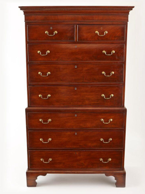 Antique George Iii  Chest-on-chest