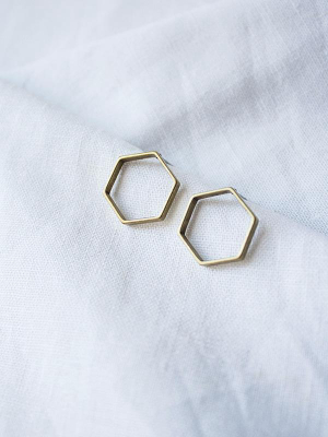 Hex Studs: Medium