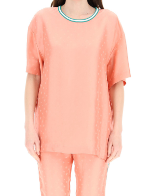 Marni All-over Logo Motif Oversized T-shirt