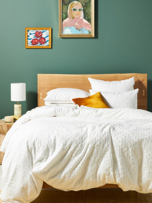 Clipped Jacquard Duvet Cover