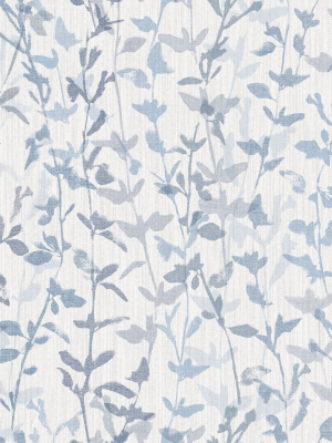 Thea Floral Trail Wallpaper In Blue From The Scott Living Collection By Brewster Home Fashions