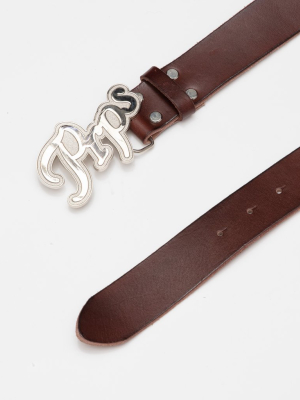 Script Logo Belt