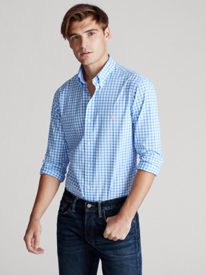 Gingham Poplin Shirt