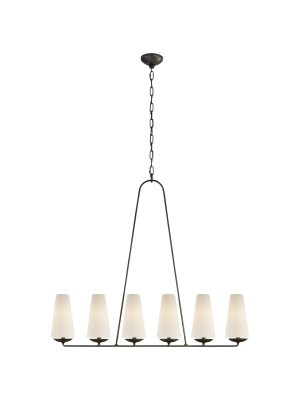 Fontaine Linear Chandelier In Various Colors