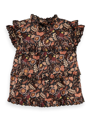 Broidery Anglaise Floral Top