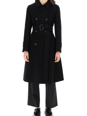 Weekend Max Mara Double Breasted Belted Coat