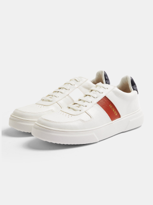 Orange Chunky Drone Stripe Sneakers