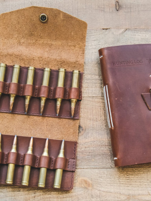 Lucky Eleven Leather Hunting Ammo Case