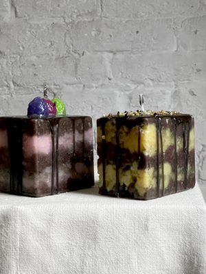 La Cremose Layered Cake Slice Candles