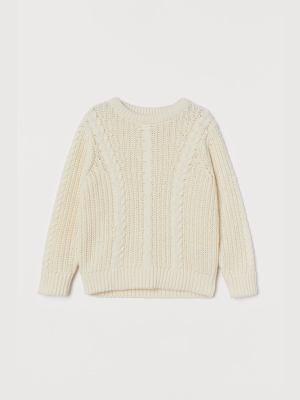 Cable-knit Sweater