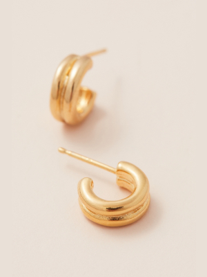 Double Little Jane Hoop Earrings