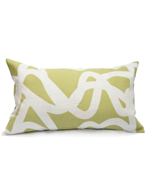 Current Pillow In Pistachio