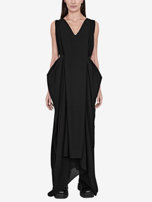 Structured Drape Dress