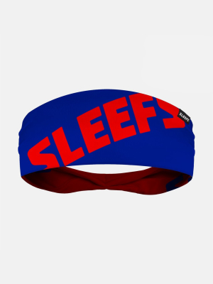 Sleefs Full Logo Blue Red Headband