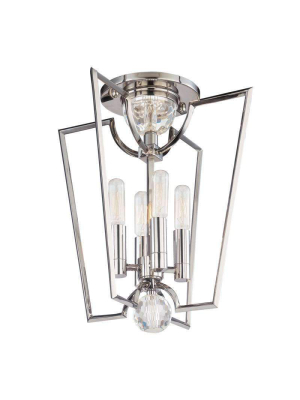 Waterloo 4 Light Semi Flush