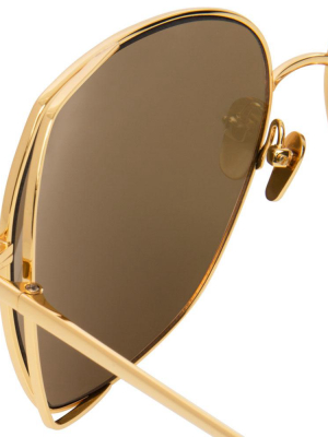 Linda Farrow 590 C1 Oversized Sunglasses