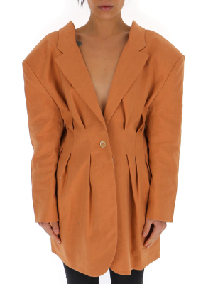 Jacquemus La Veste Camargue Pleated Jacket