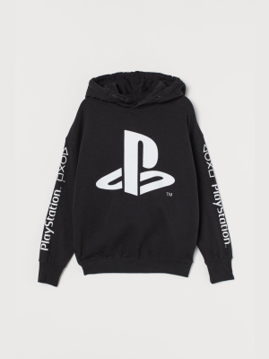 Printed Hoodie