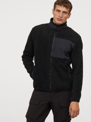 Regular Fit Fleece Jacket