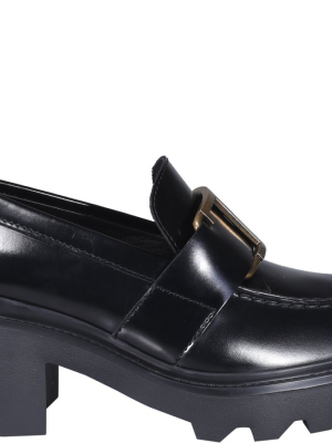 Tod's Block Heel Loafers