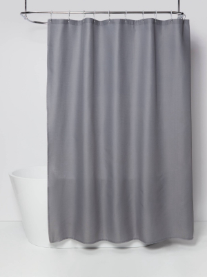 Solid Shower Curtain Gray Mist - Room Essentials™