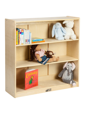 Ecr4kids Birch Bookcase With Adjustable Shelves, Wood Book Shelf Organizer, 36"h