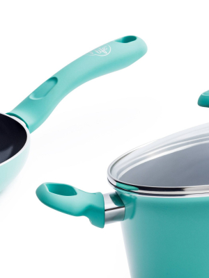 Greenlife 8" Diamond Open Frypan Turquoise