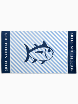 Skipjack Striped French Terry Beach Towel