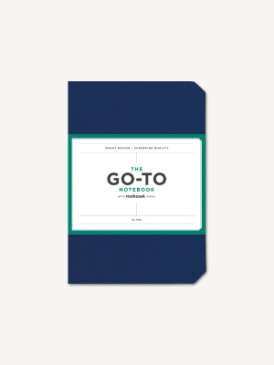 Go-to Notebook With Mohawk Paper, Midnight Blue Blank