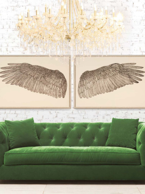 Wings Of Love Right Framed Artwork