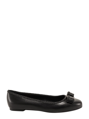 Salvatore Ferragamo Bow Ballerina Flats