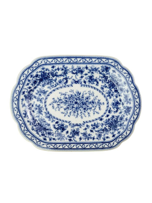 Large Floral Platter