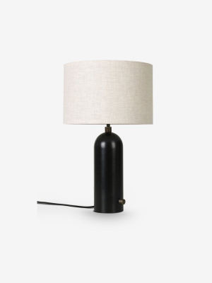 Gravity Small Table Lamp In Blackened Steel By Space Copenhagen For Gubi